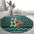 Horse Ho Ho Ho Christmas Design Round Carpet Funny Xmas Holiday Patterns - Wonder Print Shop