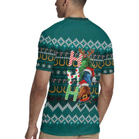 Horse Ho Ho Ho Christmas Design Rugby Jersey Funny Xmas Holiday Patterns - Wonder Print Shop
