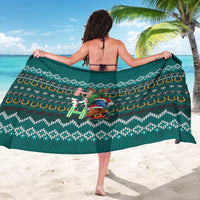 Horse Ho Ho Ho Christmas Design Sarong Funny Xmas Holiday Patterns - Wonder Print Shop