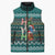 Horse Ho Ho Ho Christmas Design Sleeveless Puffer Jacket Funny Xmas Holiday Patterns - Wonder Print Shop