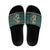 Horse Ho Ho Ho Christmas Design Slide Sandals Funny Xmas Holiday Patterns - Wonder Print Shop