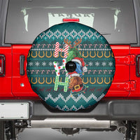 Horse Ho Ho Ho Christmas Design Spare Tire Cover Funny Xmas Holiday Patterns - Wonder Print Shop