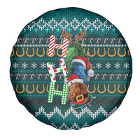 Horse Ho Ho Ho Christmas Design Spare Tire Cover Funny Xmas Holiday Patterns - Wonder Print Shop