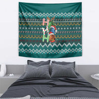 Horse Ho Ho Ho Christmas Design Tapestry Funny Xmas Holiday Patterns - Wonder Print Shop