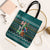 Horse Ho Ho Ho Christmas Design Tote Bag Funny Xmas Holiday Patterns - Wonder Print Shop