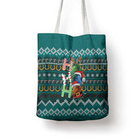 Horse Ho Ho Ho Christmas Design Tote Bag Funny Xmas Holiday Patterns - Wonder Print Shop