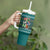 Horse Ho Ho Ho Christmas Design Tumbler With Handle Funny Xmas Holiday Patterns - Wonder Print Shop