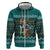 Horse Ho Ho Ho Christmas Design Zip Hoodie Funny Xmas Holiday Patterns - Wonder Print Shop