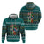 Horse Ho Ho Ho Christmas Design Zip Hoodie Funny Xmas Holiday Patterns - Wonder Print Shop