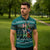 Horse Ho Ho Ho Christmas Design Zipper Polo Shirt Funny Xmas Holiday Patterns - Wonder Print Shop