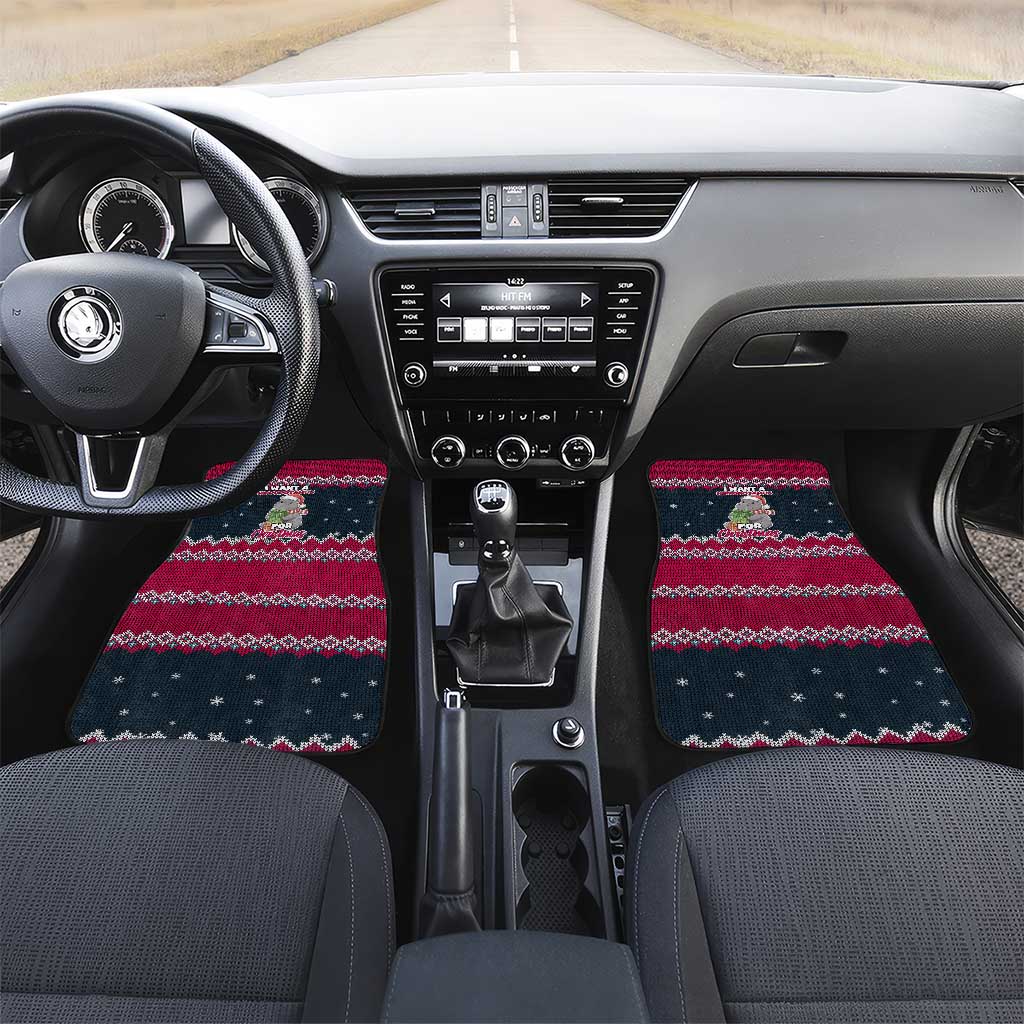 I Want A Hippopotamus Christmas Design Car Mats Xmas Holiday Patterns - Wonder Print Shop