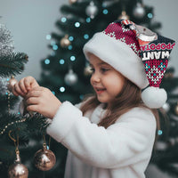 I Want A Hippopotamus Christmas Design Christmas Santa Hat Xmas Holiday Patterns - Wonder Print Shop