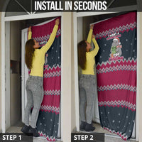 I Want A Hippopotamus Christmas Design Door Cover Xmas Holiday Patterns - Wonder Print Shop