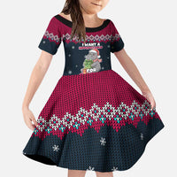 I Want A Hippopotamus Christmas Design Family Matching Puletasi and Hawaiian Shirt Xmas Holiday Patterns - Wonder Print Shop