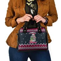 I Want A Hippopotamus Christmas Design Shoulder Handbag Xmas Holiday Patterns - Wonder Print Shop