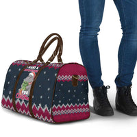 I Want A Hippopotamus Christmas Design Travel Bag Xmas Holiday Patterns - Wonder Print Shop