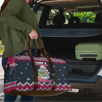 I Want A Hippopotamus Christmas Design Travel Bag Xmas Holiday Patterns - Wonder Print Shop