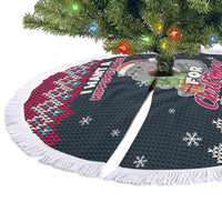 I Want A Hippopotamus Christmas Design Tree Skirt Xmas Holiday Patterns - Wonder Print Shop
