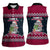 I Want A Hippopotamus Christmas Design Women Sleeveless Polo Shirt Xmas Holiday Patterns - Wonder Print Shop