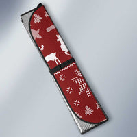 I Workout So I Can Eat Garbage Christmas Design Auto Sun Shade Xmas Holiday Patterns - Wonder Print Shop