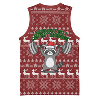 I Workout So I Can Eat Garbage Christmas Design Basketball Jersey Xmas Holiday Patterns - Wonder Print Shop