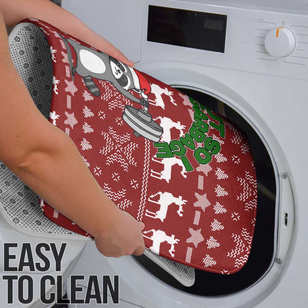 I Workout So I Can Eat Garbage Christmas Design Bathroom Set Xmas Holiday Patterns - Wonder Print Shop