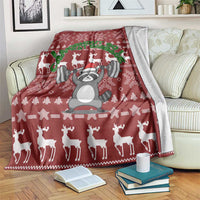 I Workout So I Can Eat Garbage Christmas Design Blanket Xmas Holiday Patterns - Wonder Print Shop