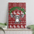 I Workout So I Can Eat Garbage Christmas Design Canvas Wall Art Xmas Holiday Patterns - Wonder Print Shop