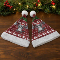 I Workout So I Can Eat Garbage Christmas Design Christmas Santa Hat Xmas Holiday Patterns - Wonder Print Shop