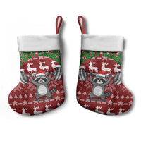 I Workout So I Can Eat Garbage Christmas Design Christmas Stocking Xmas Holiday Patterns - Wonder Print Shop