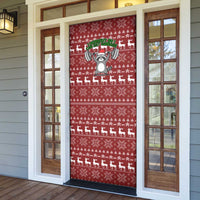 I Workout So I Can Eat Garbage Christmas Design Door Cover Xmas Holiday Patterns - Wonder Print Shop