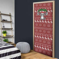 I Workout So I Can Eat Garbage Christmas Design Door Cover Xmas Holiday Patterns - Wonder Print Shop