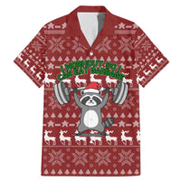 I Workout So I Can Eat Garbage Christmas Design Family Matching Mermaid Dress and Hawaiian Shirt Xmas Holiday Patterns - Wonder Print Shop
