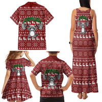 I Workout So I Can Eat Garbage Christmas Design Family Matching Tank Maxi Dress and Hawaiian Shirt Xmas Holiday Patterns - Wonder Print Shop