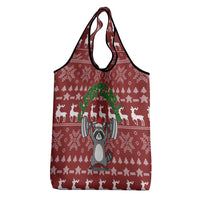 I Workout So I Can Eat Garbage Christmas Design Grocery Bag Xmas Holiday Patterns - Wonder Print Shop