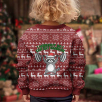 I Workout So I Can Eat Garbage Christmas Design Kid Ugly Christmas Sweater Xmas Holiday Patterns - Wonder Print Shop