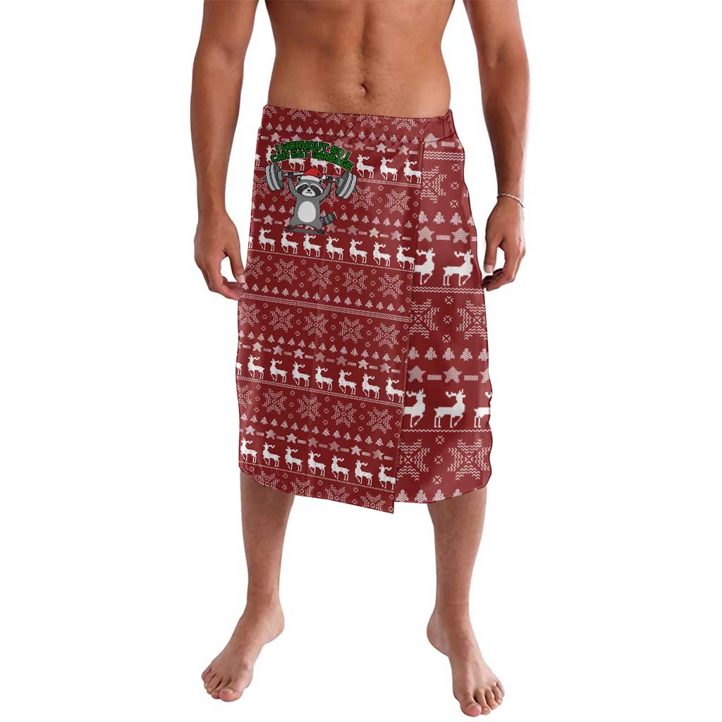 I Workout So I Can Eat Garbage Christmas Design Lavalava Xmas Holiday Patterns - Wonder Print Shop