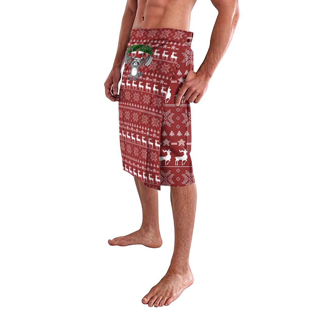 I Workout So I Can Eat Garbage Christmas Design Lavalava Xmas Holiday Patterns - Wonder Print Shop