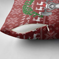 I Workout So I Can Eat Garbage Christmas Design Pillow Cover Xmas Holiday Patterns - Wonder Print Shop