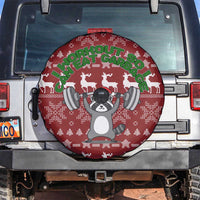 I Workout So I Can Eat Garbage Christmas Design Spare Tire Cover Xmas Holiday Patterns - Wonder Print Shop
