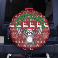 I Workout So I Can Eat Garbage Christmas Design Spare Tire Cover Xmas Holiday Patterns - Wonder Print Shop