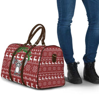 I Workout So I Can Eat Garbage Christmas Design Travel Bag Xmas Holiday Patterns - Wonder Print Shop