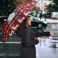 I Workout So I Can Eat Garbage Christmas Design Umbrella Xmas Holiday Patterns - Wonder Print Shop