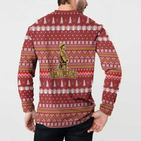 Christmas Ironworker American Flag Button Sweatshirt Xmas Holiday Patterns - Wonder Print Shop
