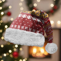 Christmas Ironworker American Flag Christmas Santa Hat Xmas Holiday Patterns - Wonder Print Shop