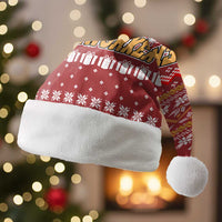 Christmas Ironworker American Flag Christmas Santa Hat Xmas Holiday Patterns - Wonder Print Shop