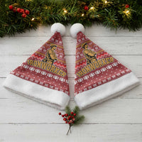 Christmas Ironworker American Flag Christmas Santa Hat Xmas Holiday Patterns - Wonder Print Shop