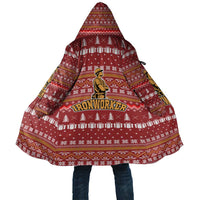 Christmas Ironworker American Flag Cloak Xmas Holiday Patterns - Wonder Print Shop