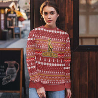 Christmas Ironworker American Flag Ugly Christmas Sweater Xmas Holiday Patterns - Wonder Print Shop