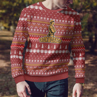 Christmas Ironworker American Flag Ugly Christmas Sweater Xmas Holiday Patterns - Wonder Print Shop